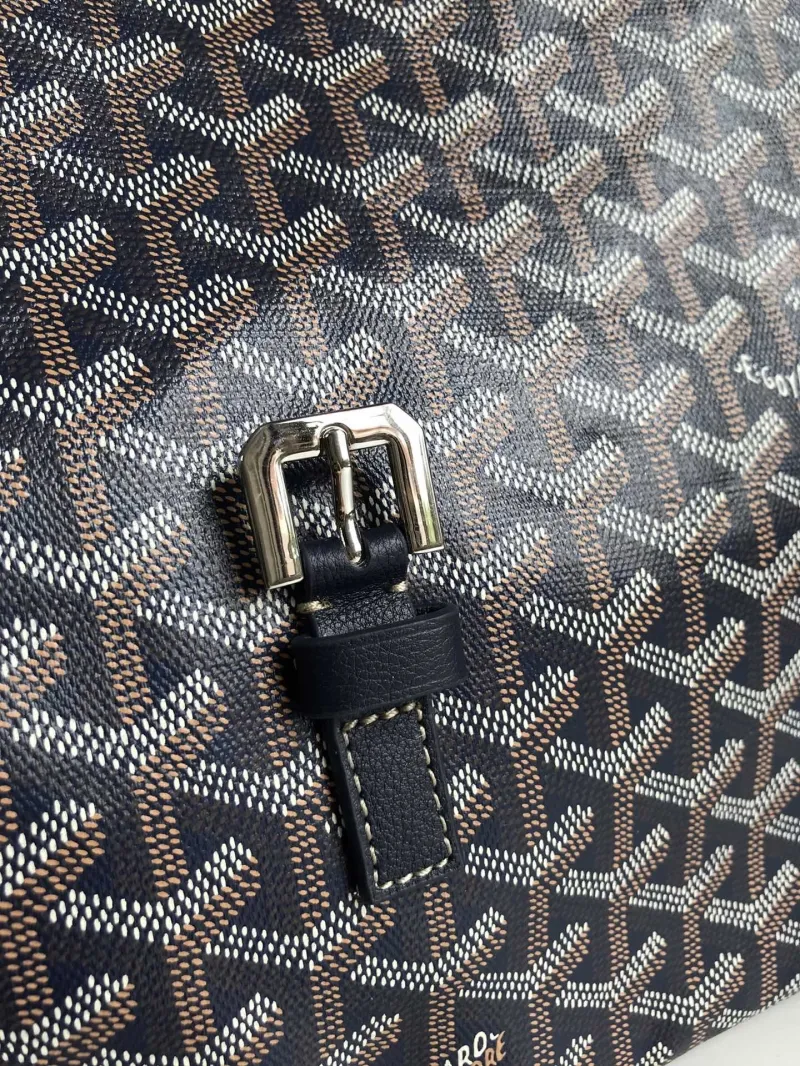 Goyard Navy Messenger Satchel Bag 241 - Image 7