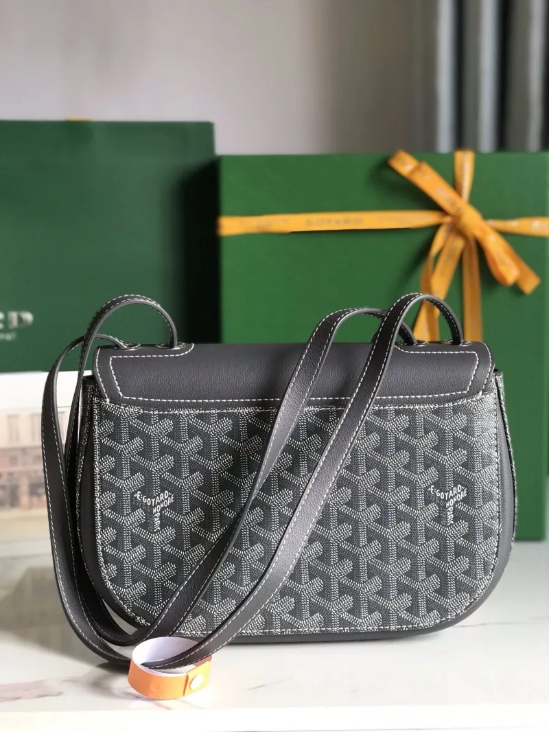 Goyard Gray Satchel Crossbody Bag - Image 3