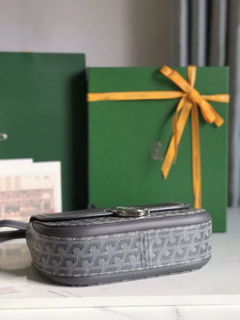Goyard Gray Satchel Crossbody Bag - Image 4