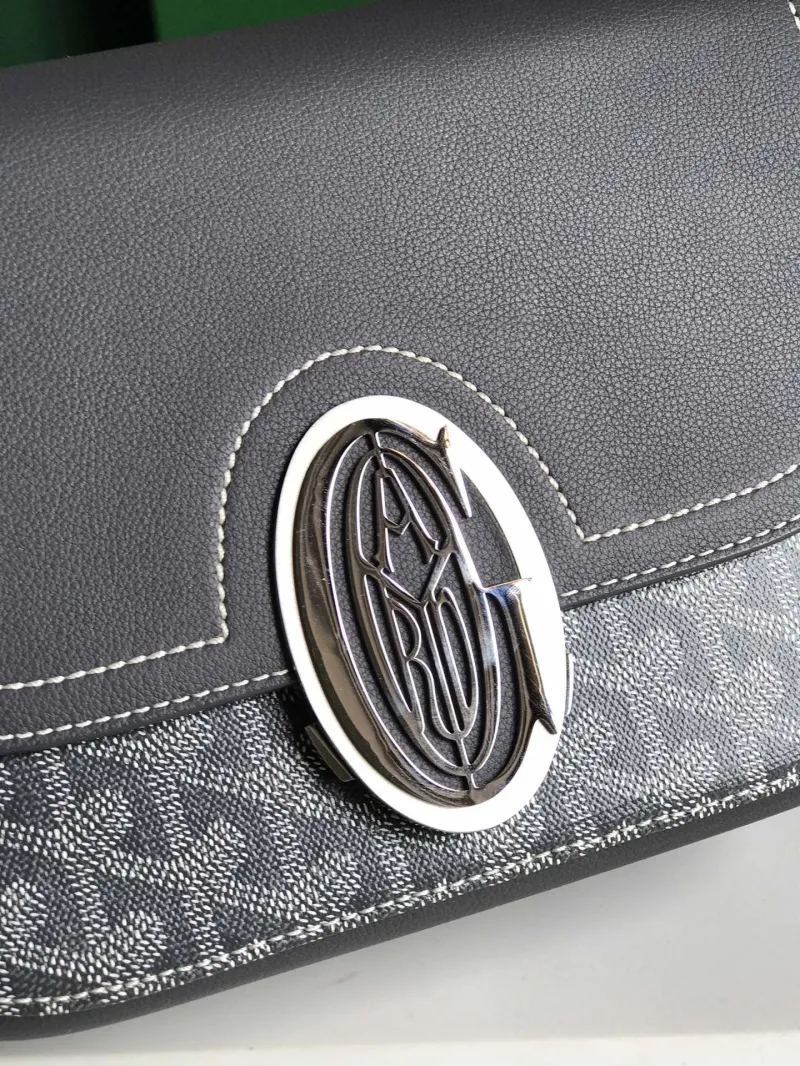 Goyard Gray Satchel Crossbody Bag - Image 5