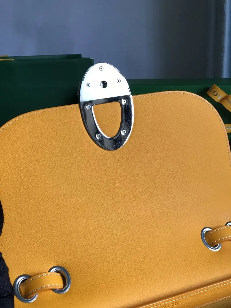 Goyard Yellow Satchel Shoulder Bag 246 - Image 6