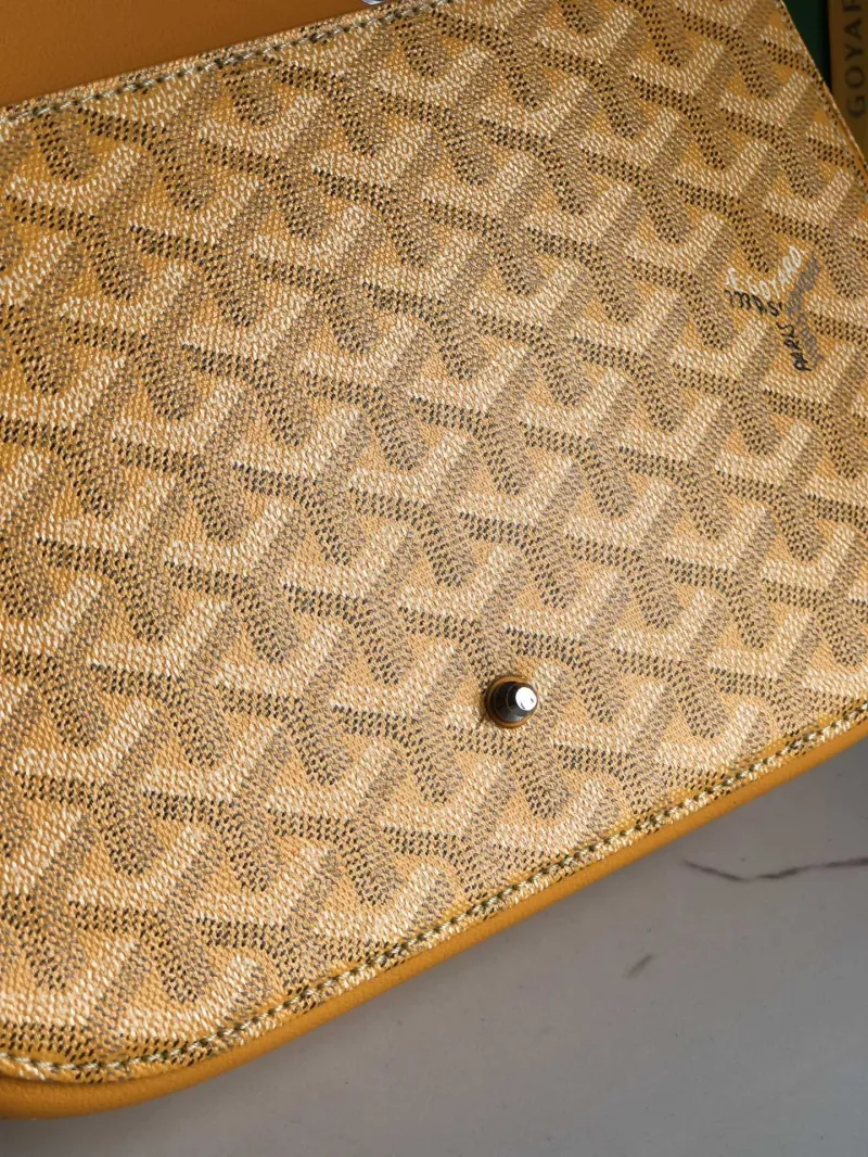 Goyard Yellow Satchel Shoulder Bag 246 - Image 7