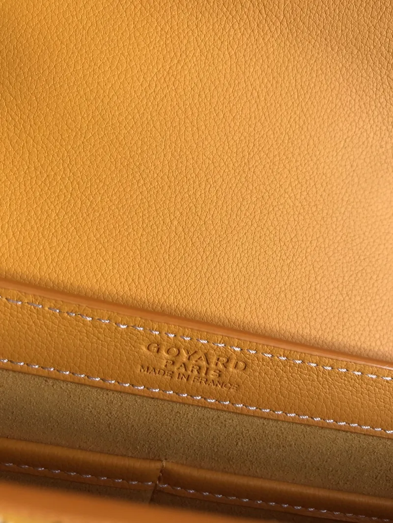 Goyard Yellow Satchel Shoulder Bag 246 - Image 8