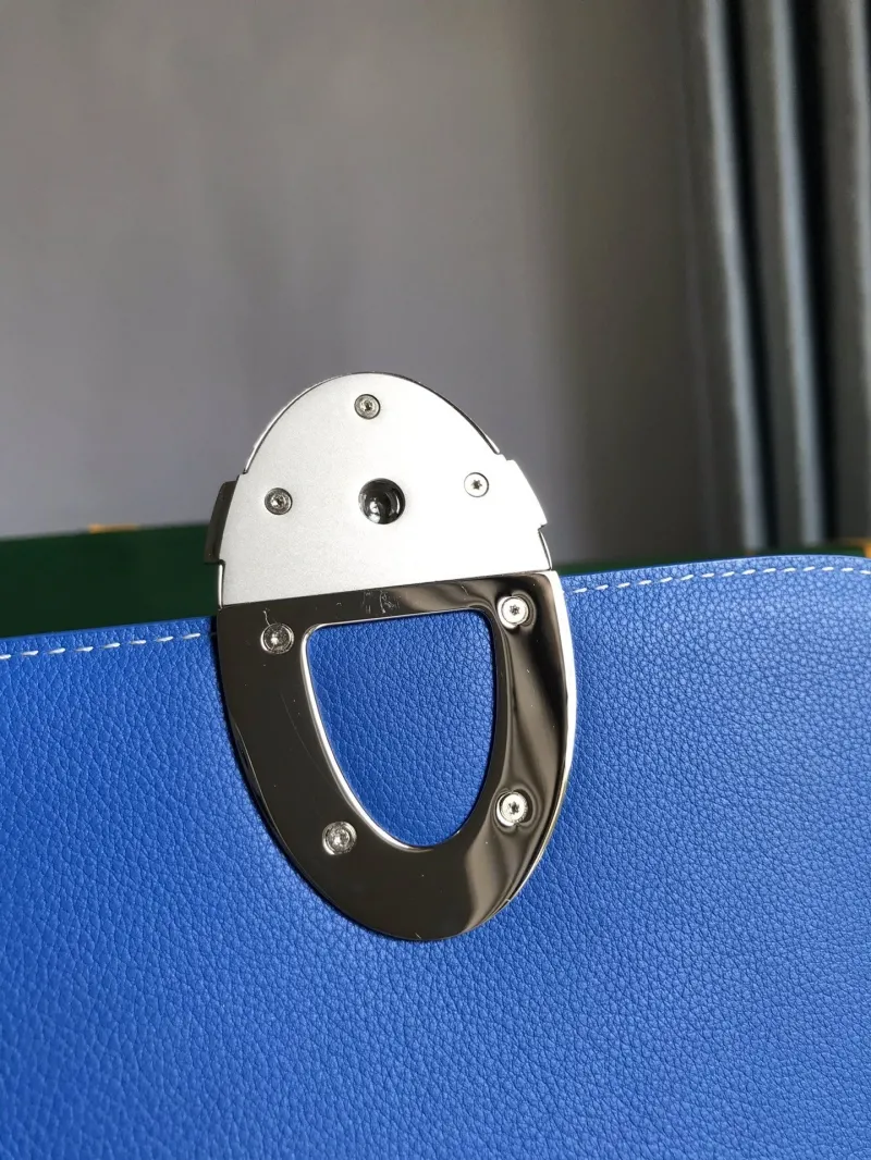 Goyard Blue Satchel Crossbody Bag - Image 7