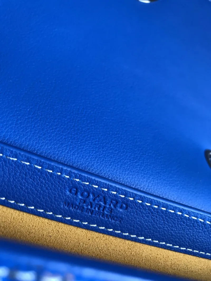 Goyard Blue Satchel Crossbody Bag - Image 8