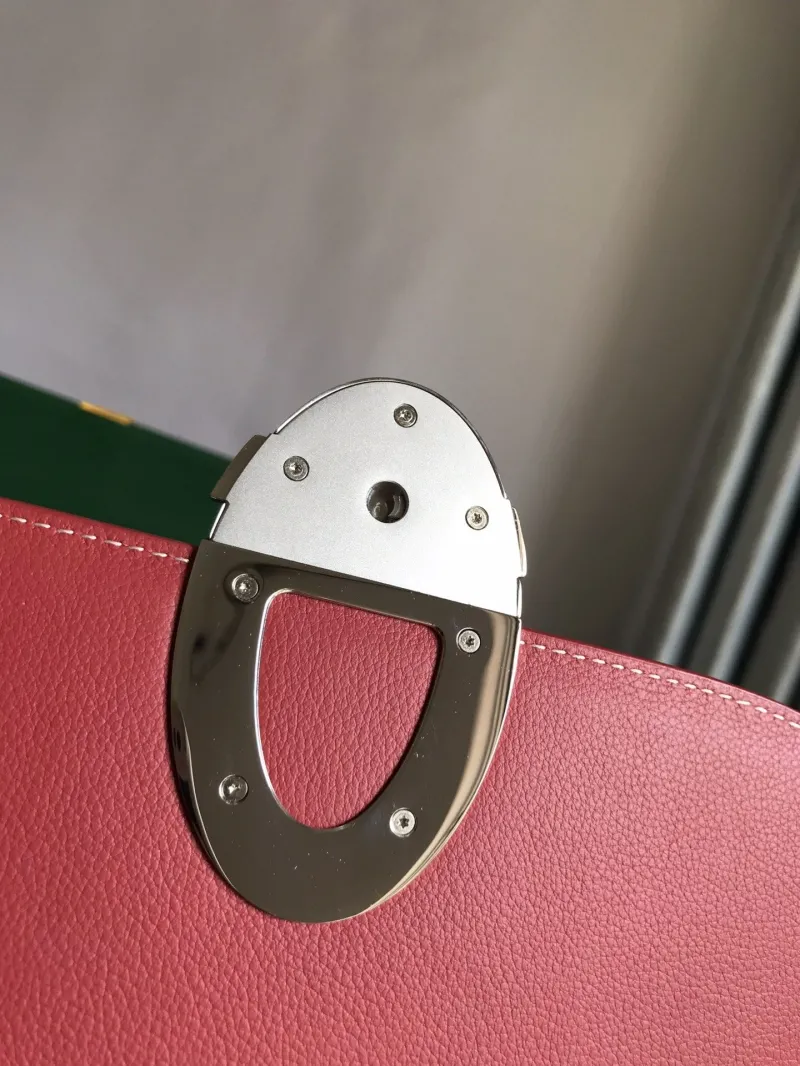 Goyard Red Satchel Bag 252 - Image 7