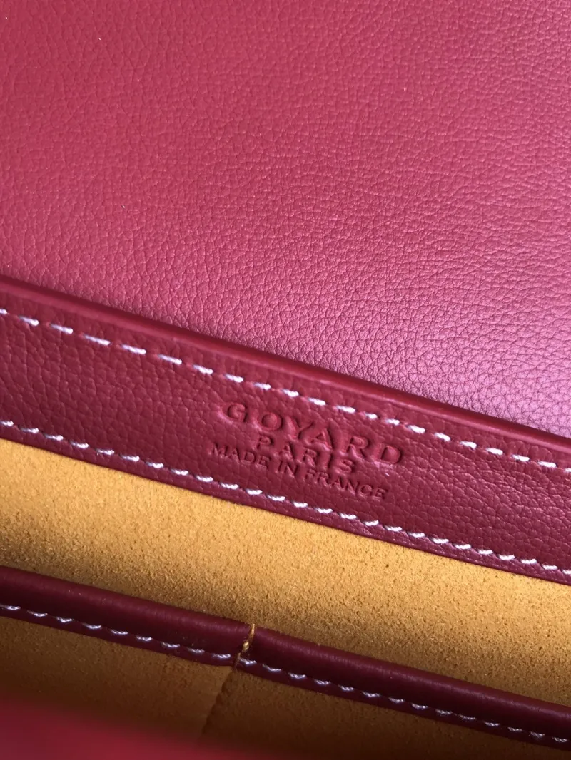 Goyard Red Satchel Bag 252 - Image 9