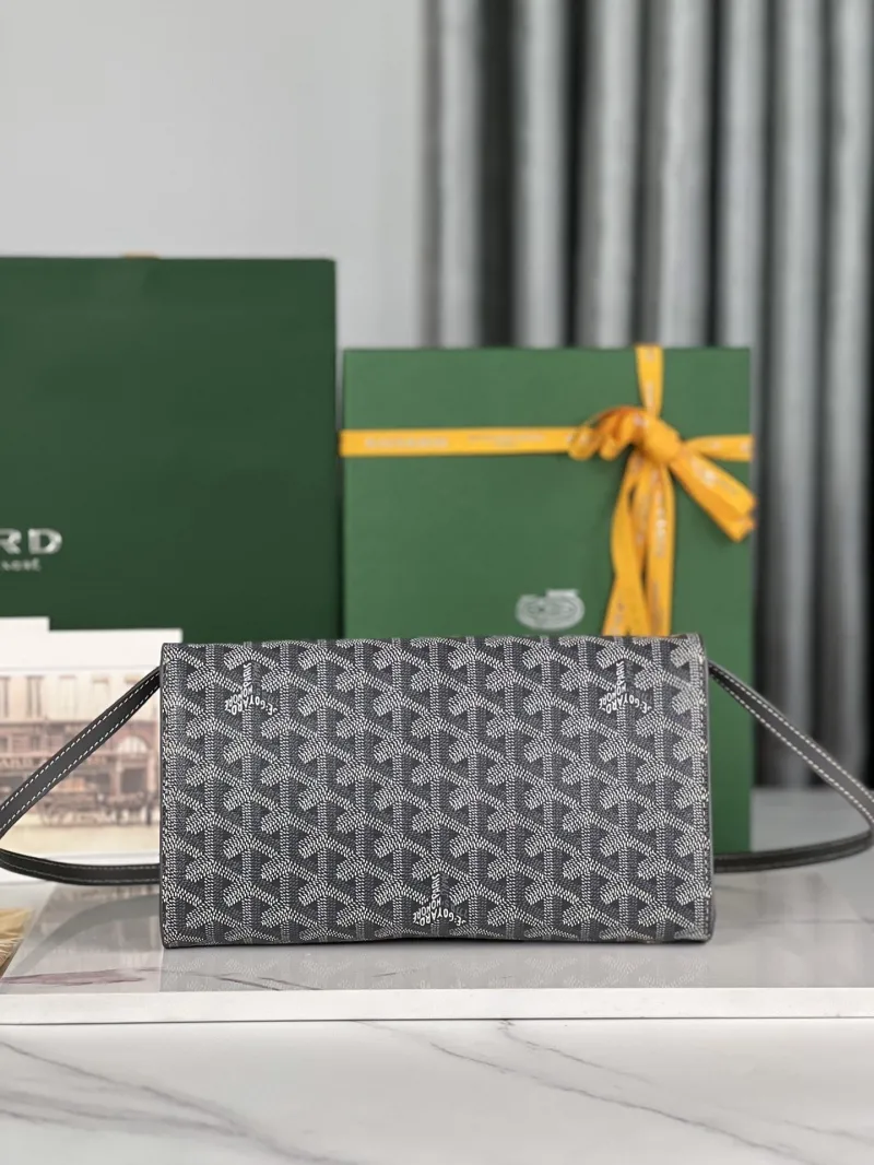 Goyard Gray Satchel Crossbody Bag 256 - Image 3