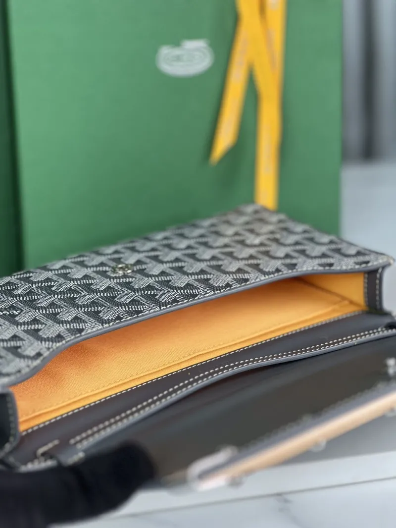 Goyard Gray Satchel Crossbody Bag 256 - Image 8