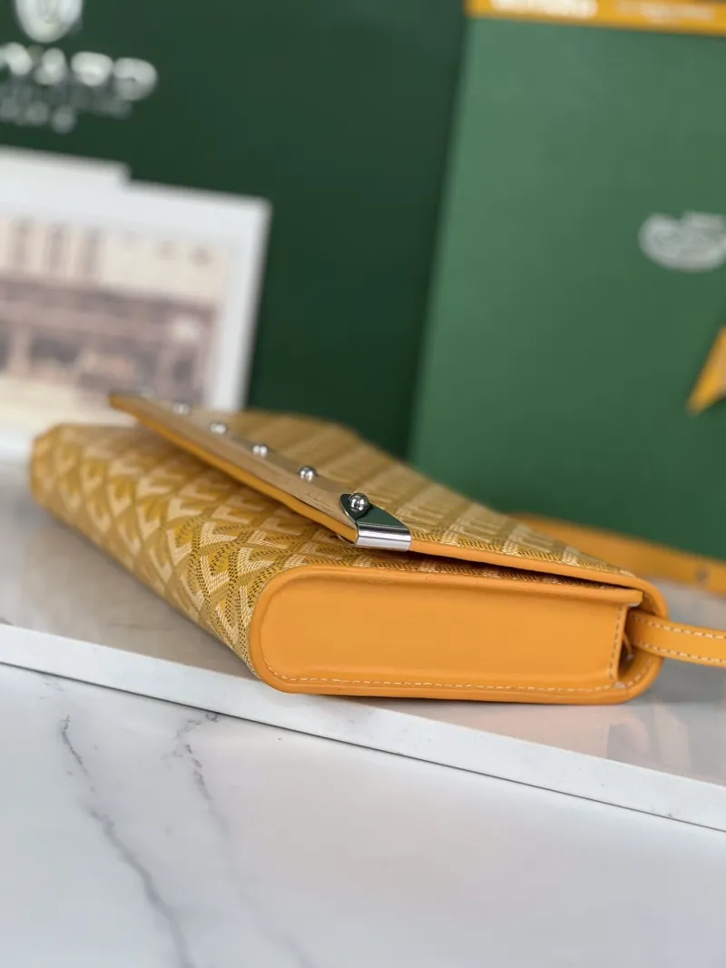 Goyard Yellow Satchel Crossbody Bag 257 - Image 5