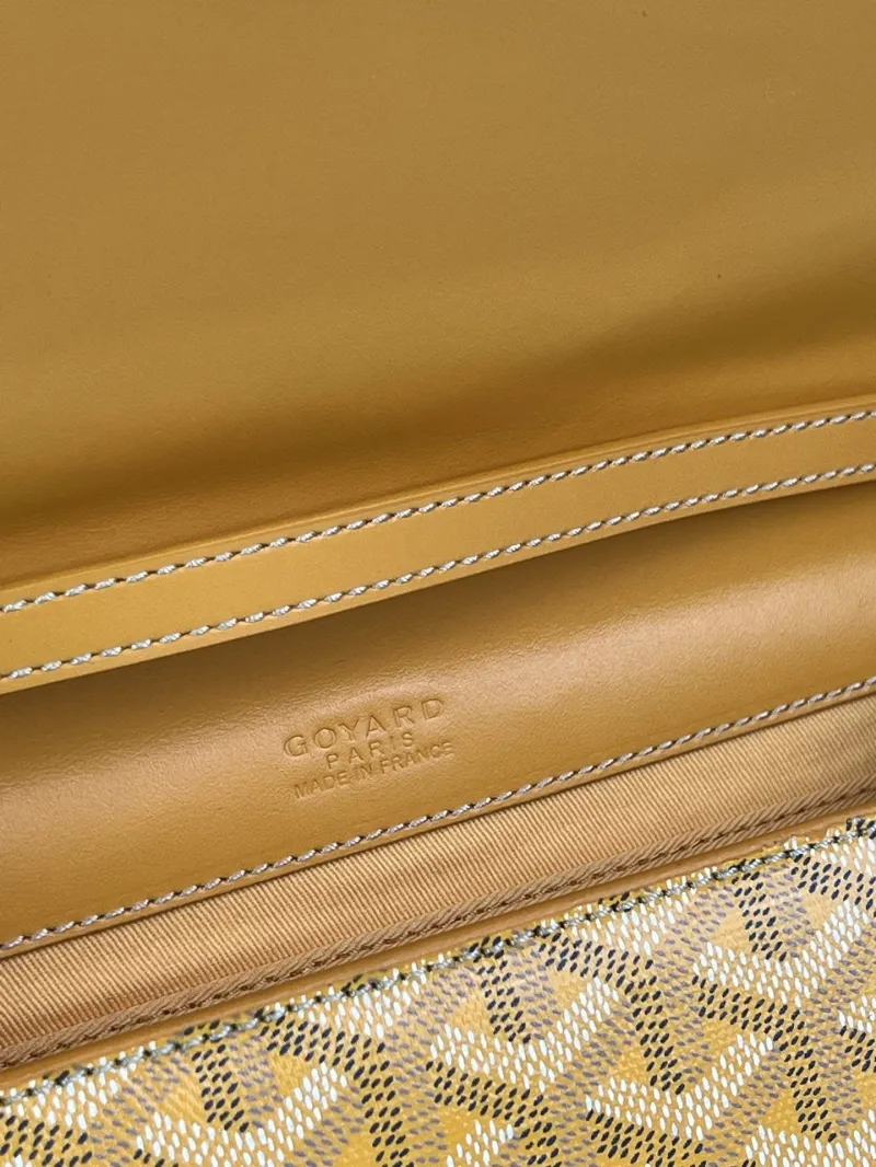 Goyard Yellow Satchel Crossbody Bag 257 - Image 7