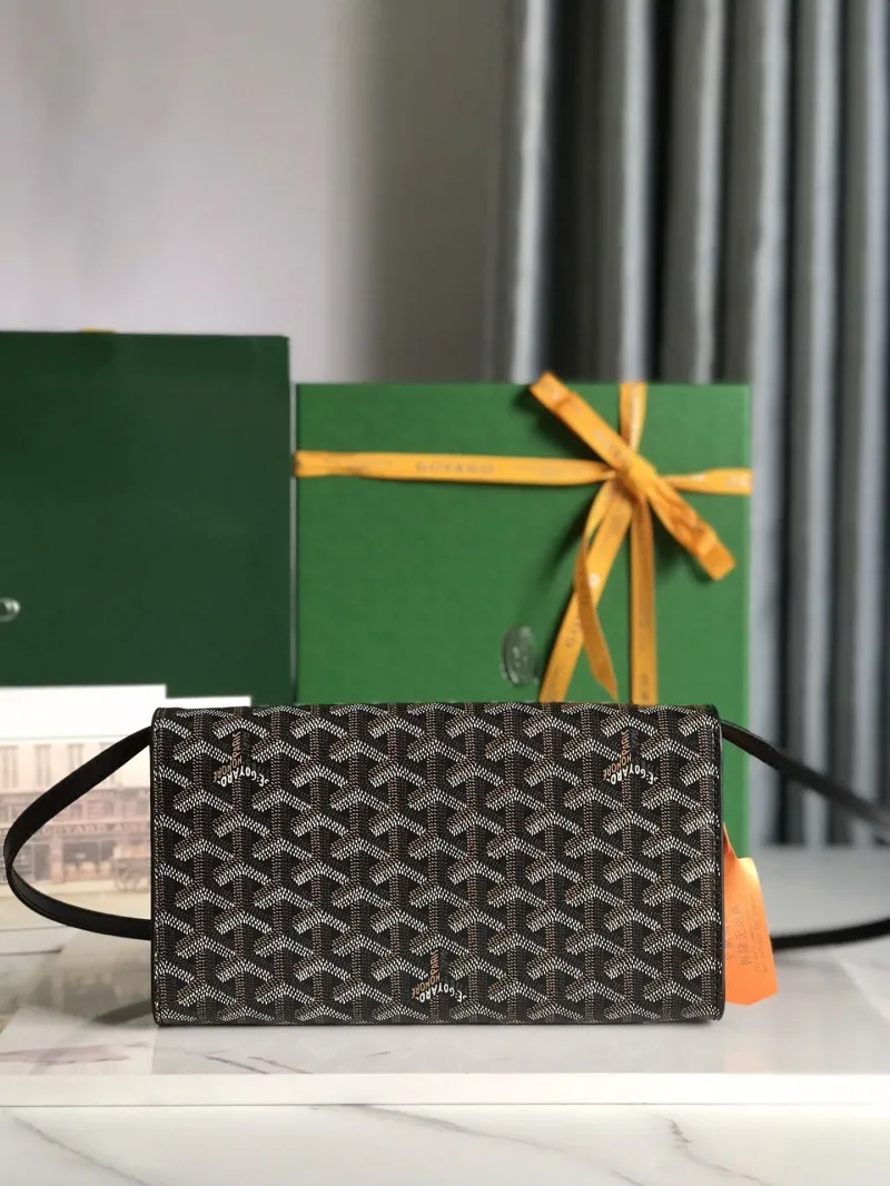 Goyard Black Satchel Crossbody Bag 262 - Image 3