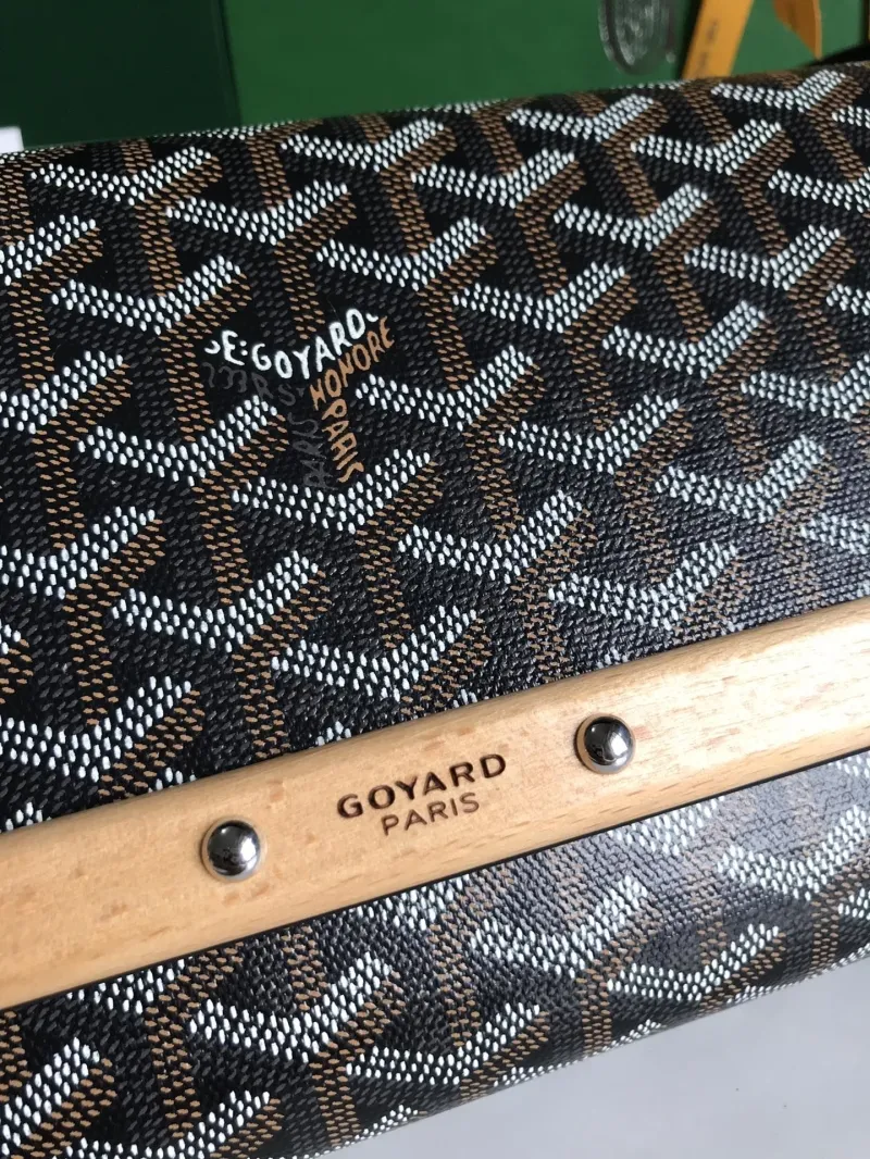 Goyard Black Satchel Crossbody Bag 262 - Image 4