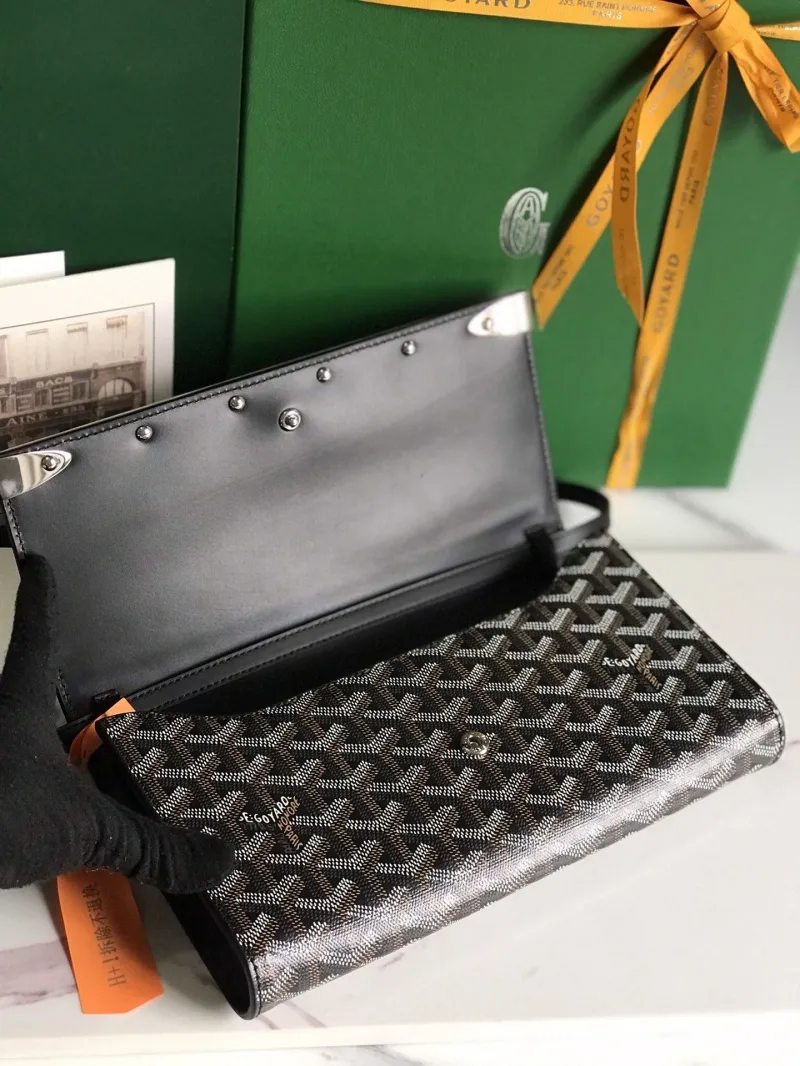 Goyard Black Satchel Crossbody Bag 262 - Image 6