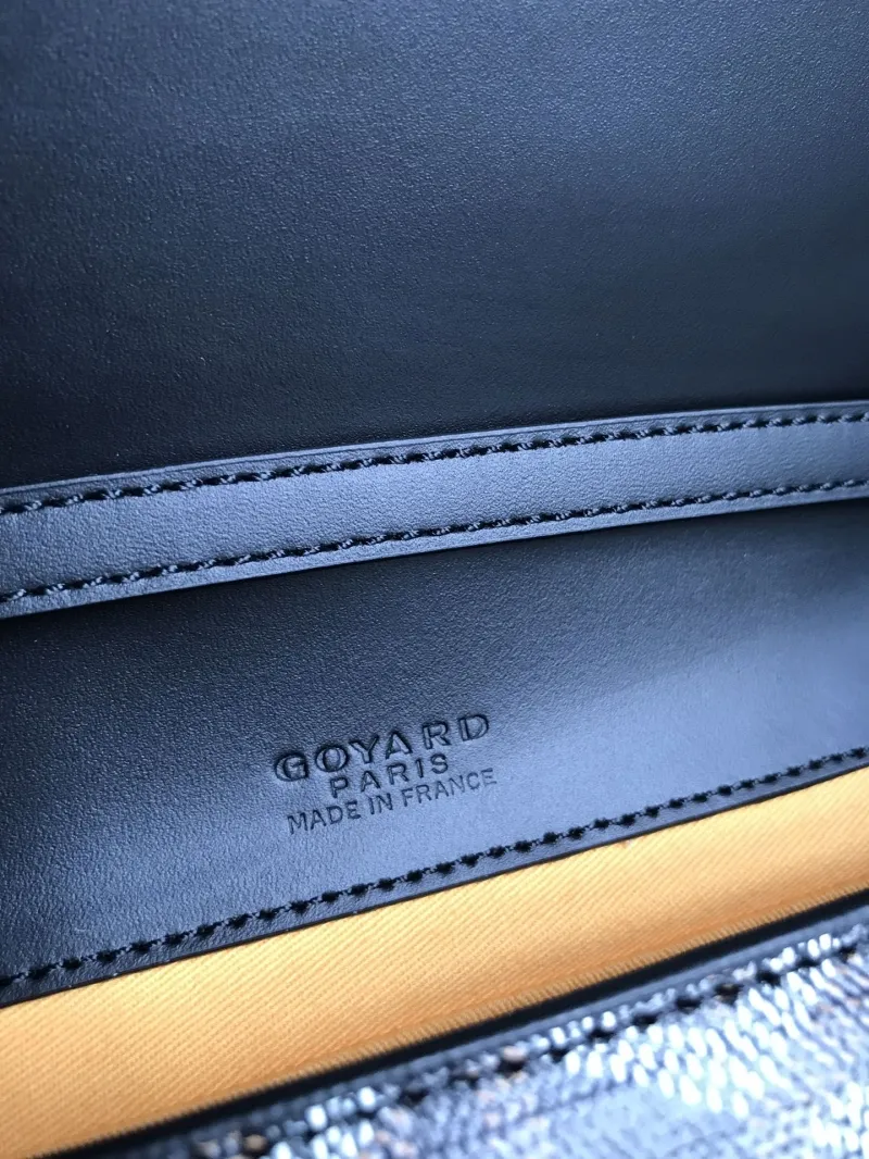 Goyard Black Satchel Crossbody Bag 262 - Image 7