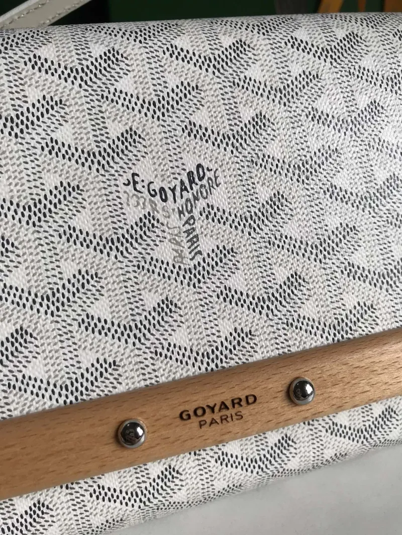 Goyard White Satchel Bag 263 - Image 6