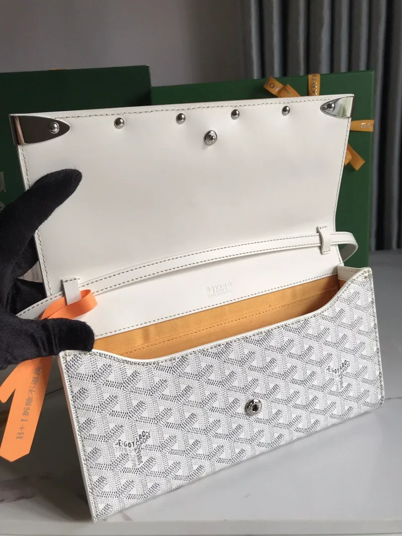 Goyard White Satchel Bag 263 - Image 7
