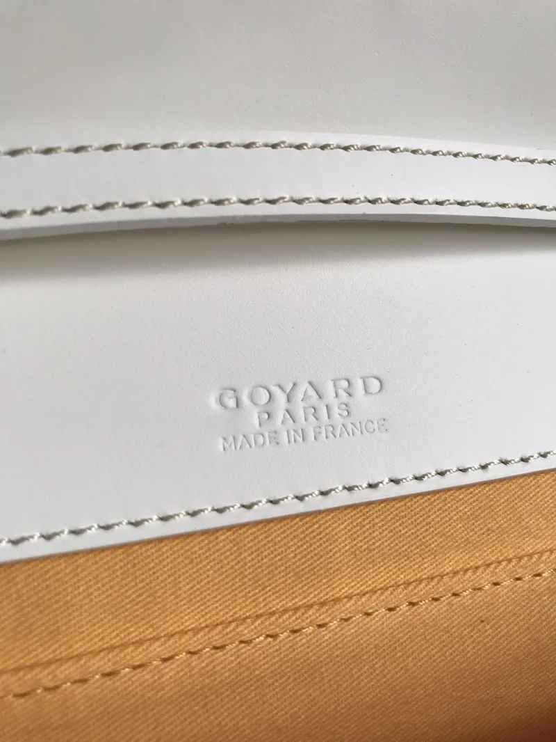 Goyard White Satchel Bag 263 - Image 8