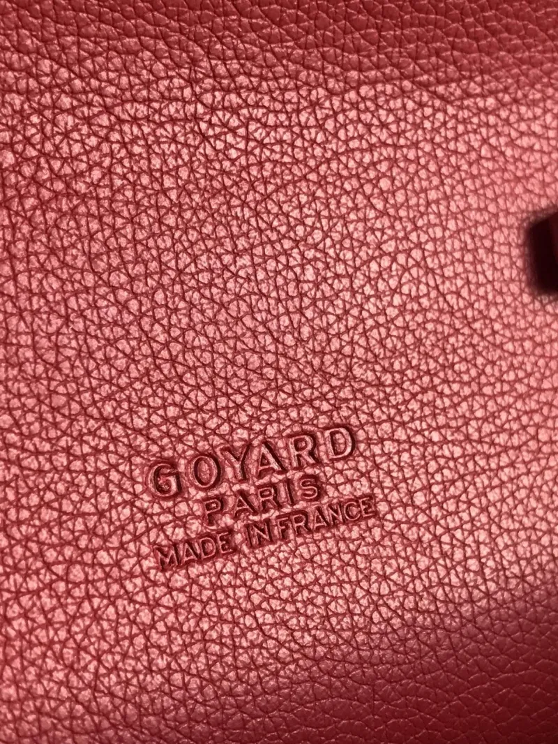 Goyard Red Crossbody Satchel Bag - Image 7