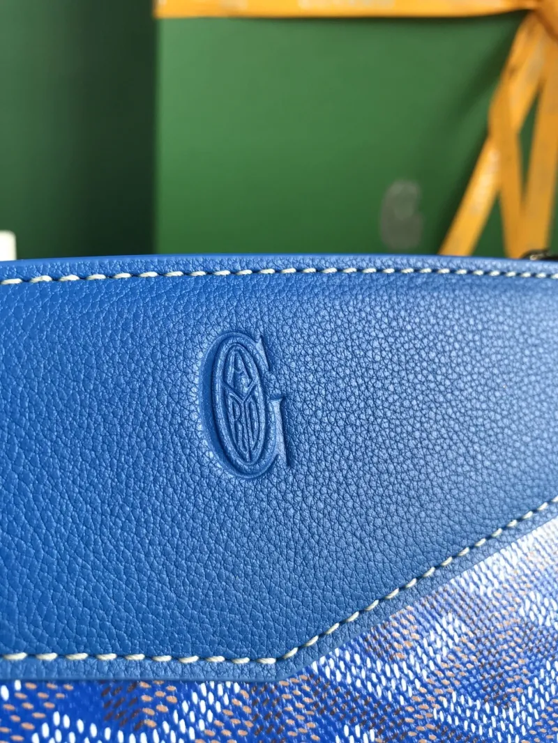 Goyard Blue Satchel Bag 283 - Image 5