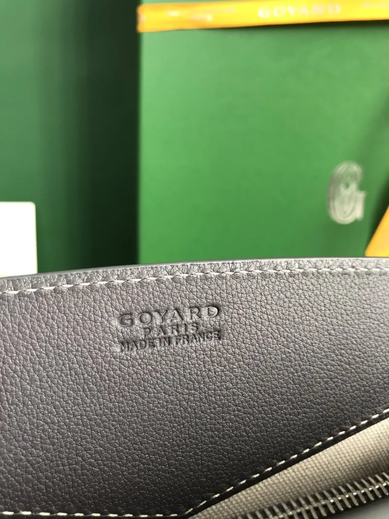 Goyard Gray Satchel Bag 285 - Image 7
