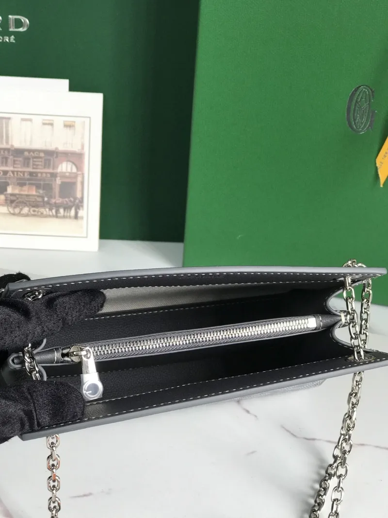 Goyard Gray Satchel Bag 285 - Image 8