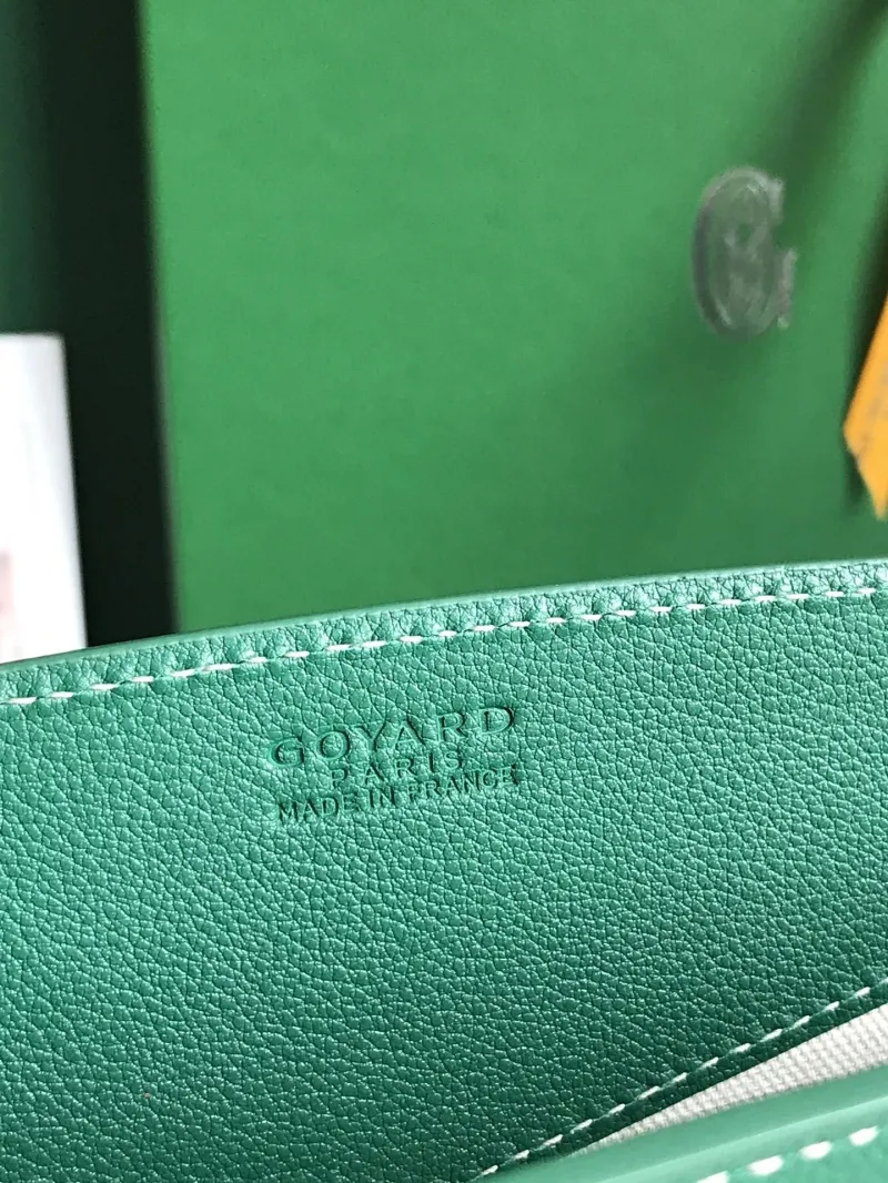 Goyard Green Chain Satchel Bag - Image 8