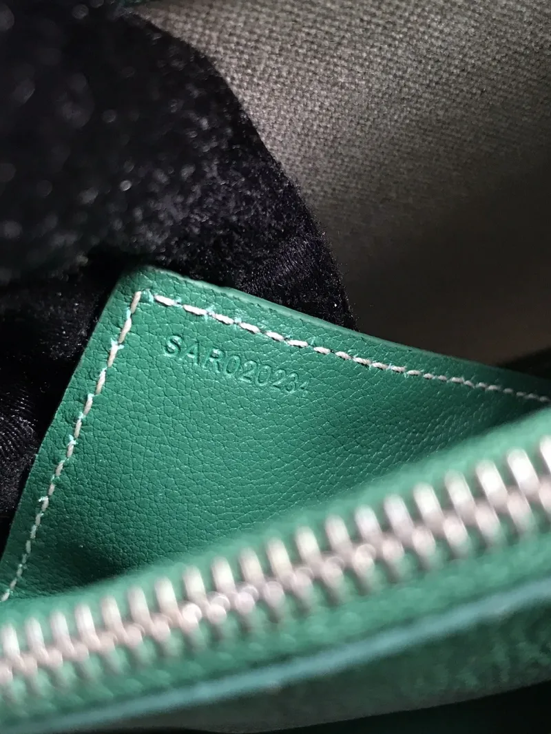 Goyard Green Satchel Chain Bag - Image 8