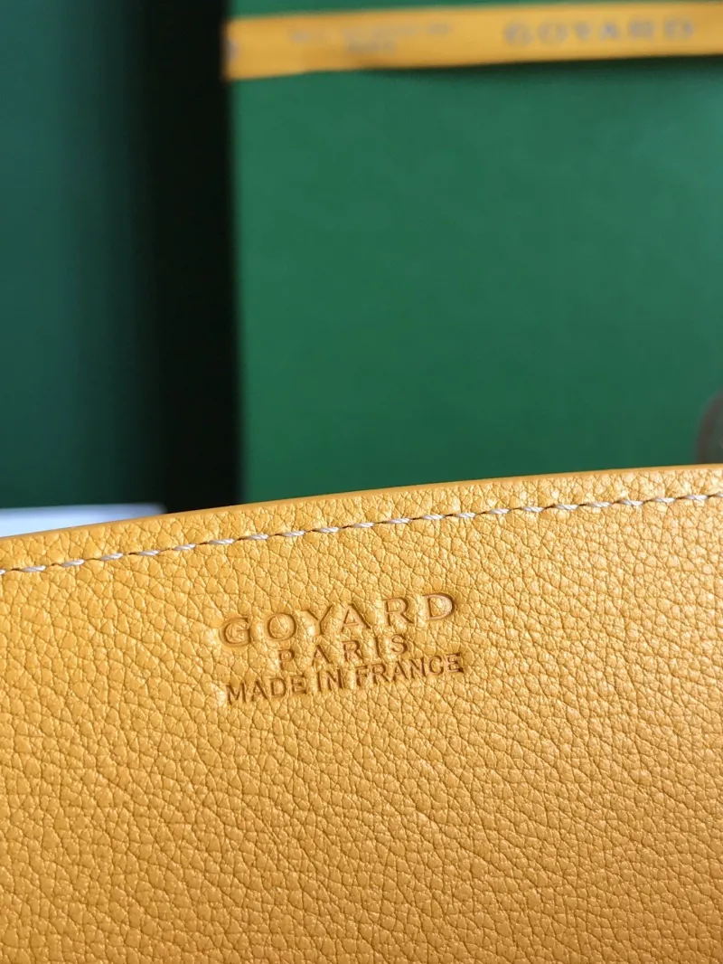Goyard Yellow Satchel Bag 301 - Image 7