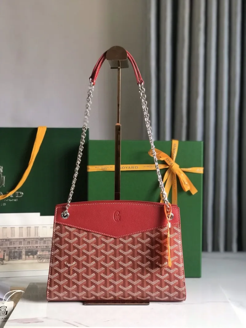 Goyard Red Satchel Bag 302