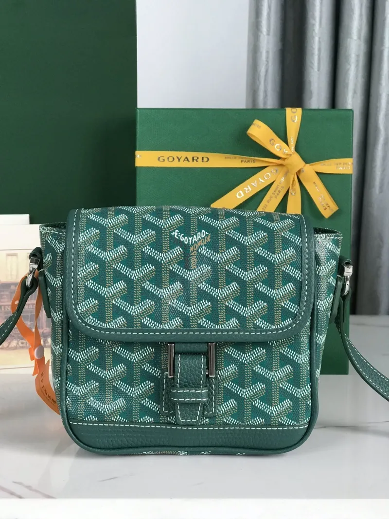 Goyard Green Crossbody Satchel Bag 305