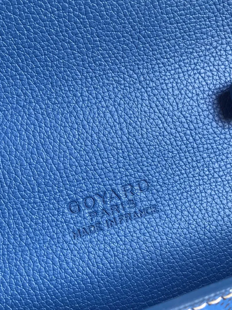 Goyard Blue Satchel Crossbody Bag 316 - Image 7