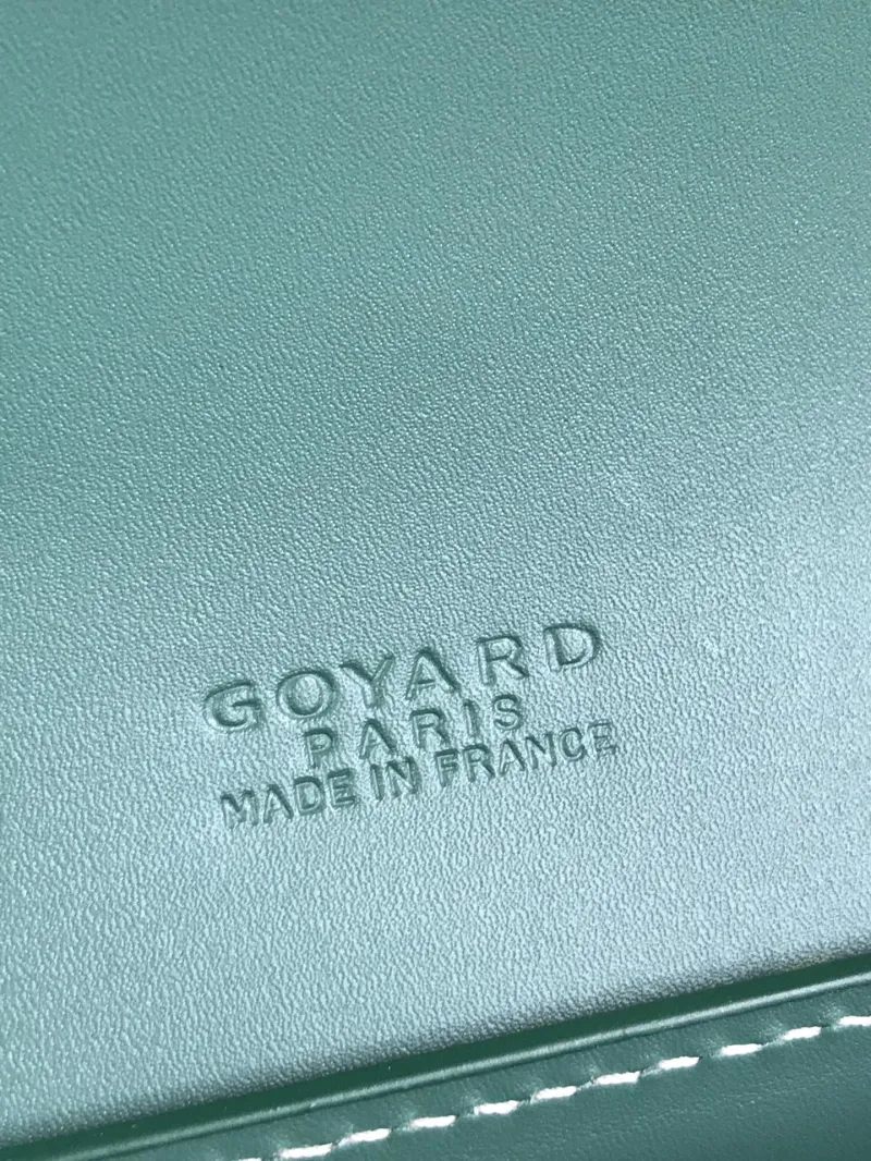 Goyard Green Satchel Bag 324 - Image 9