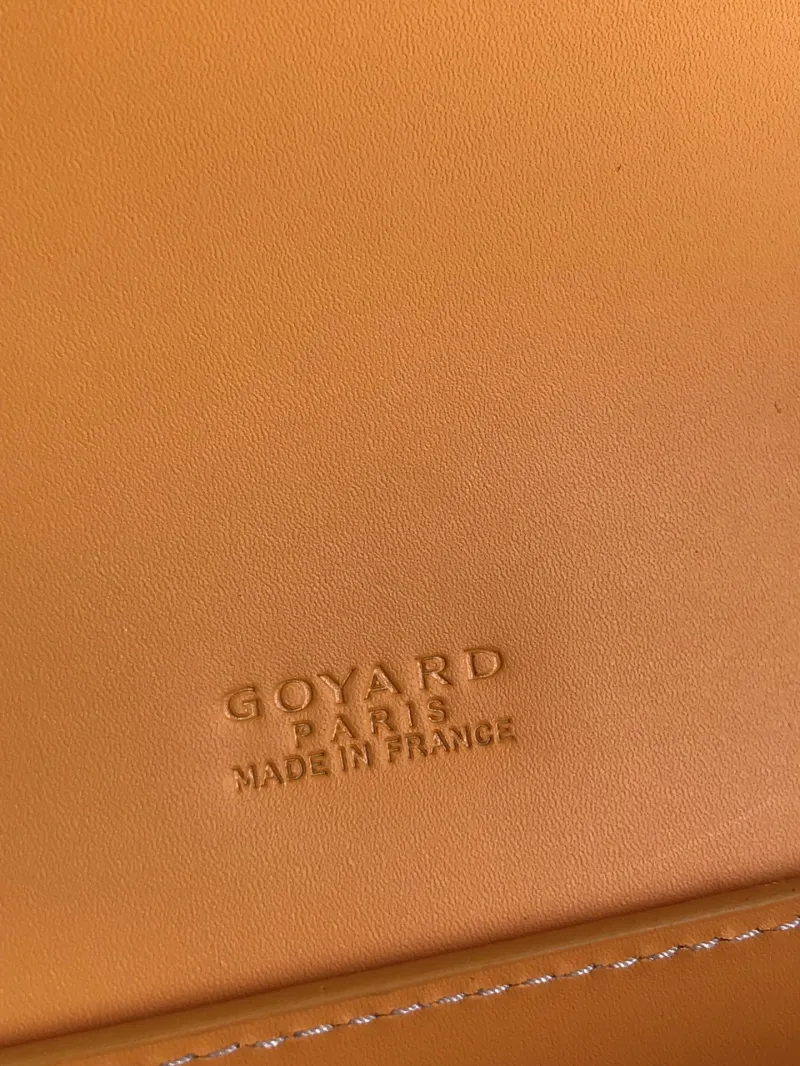 Goyard Yellow Chain Crossbody Satchel Bag - Image 8