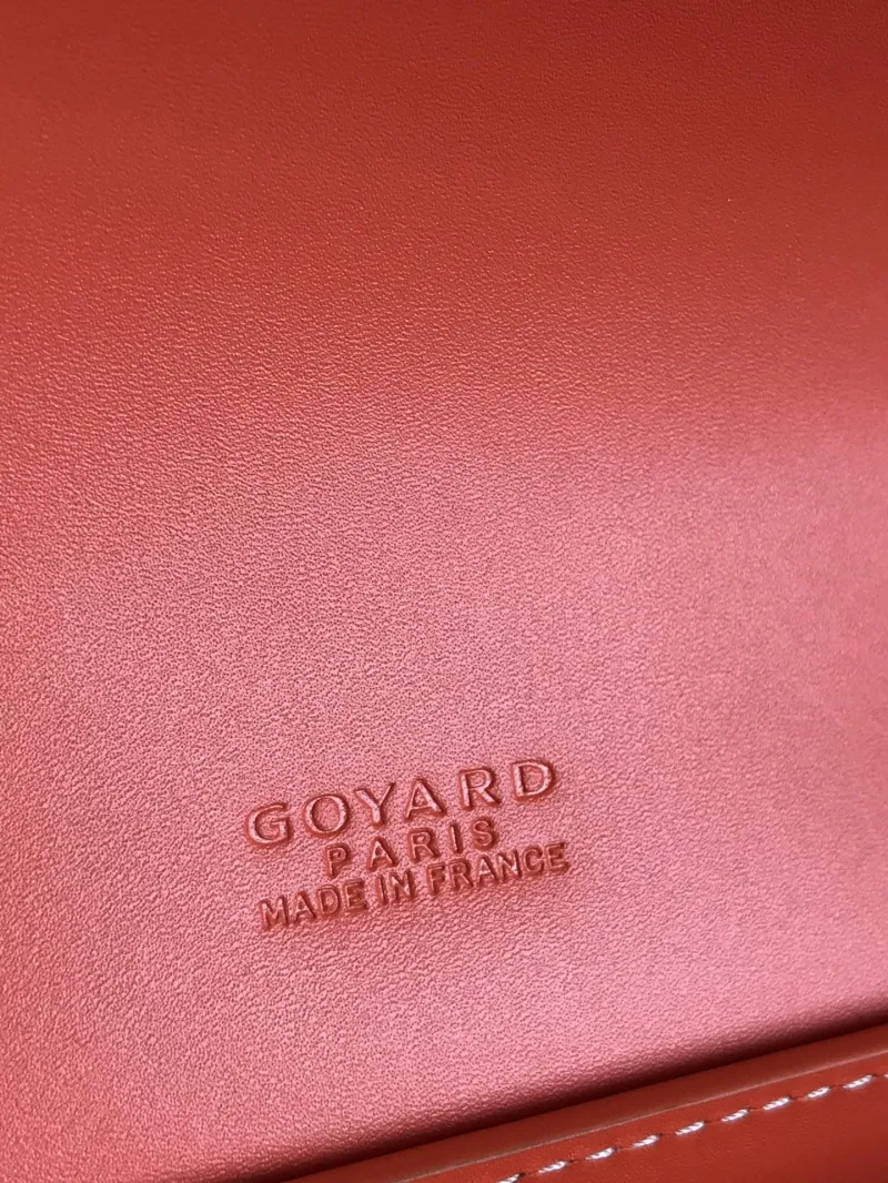 Goyard Orange Satchel Chain Crossbody Bag 331 - Image 7