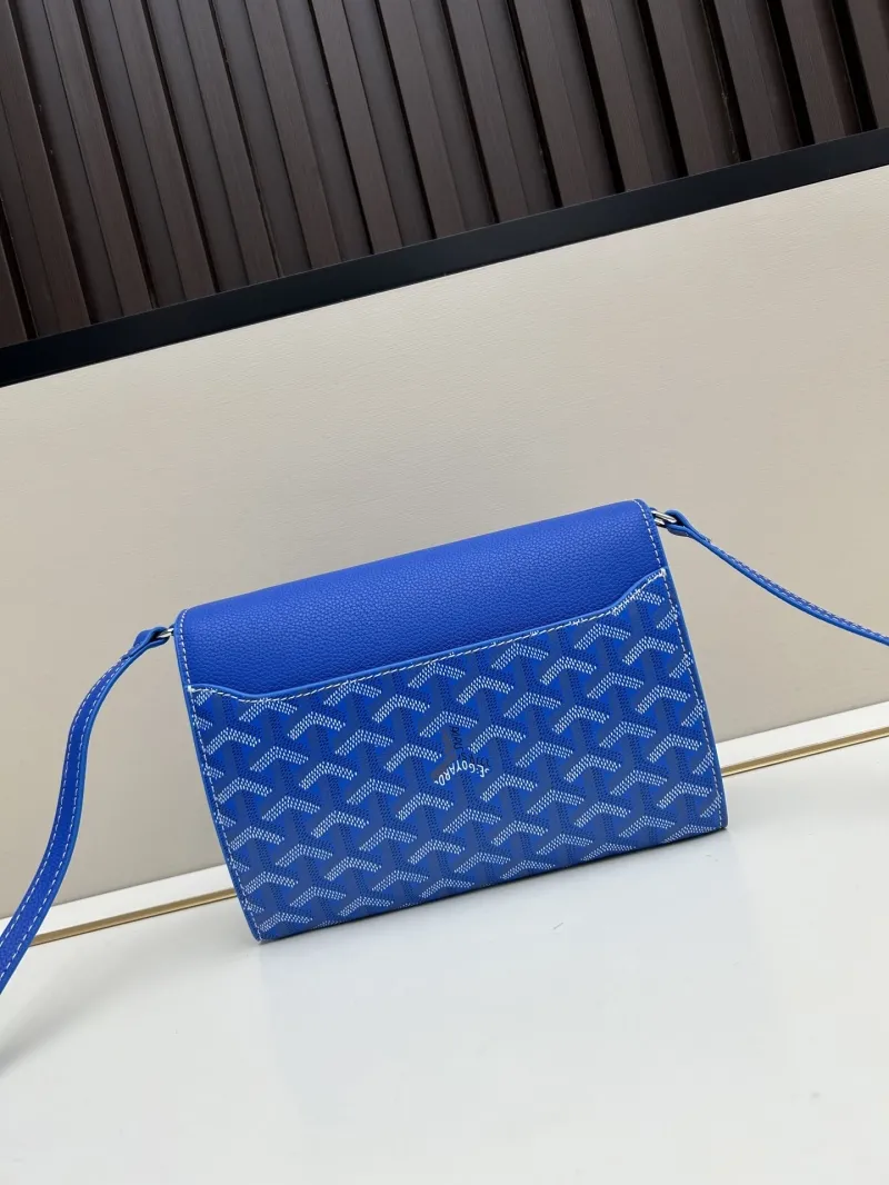 Alternative view of Goyard Blue Satchel Crossbody Bag 337