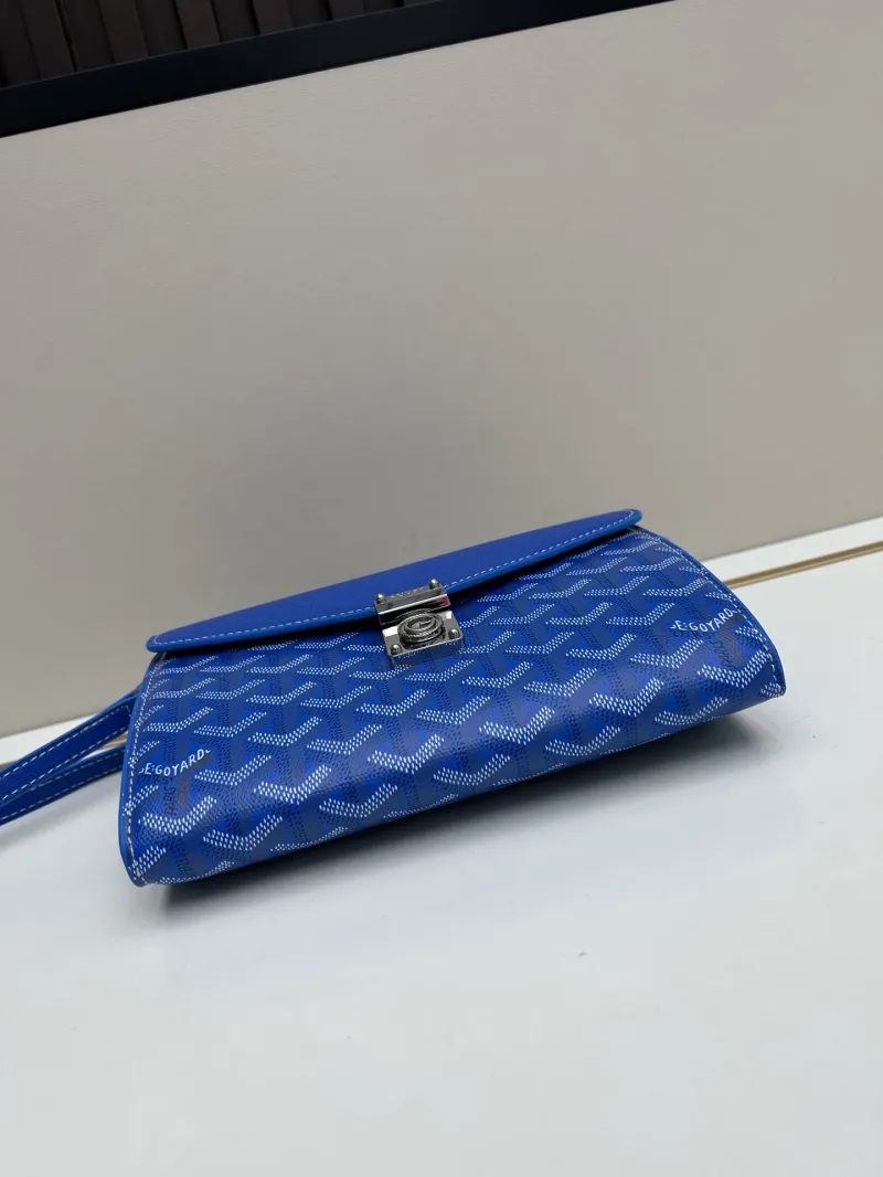 Goyard Blue Satchel Crossbody Bag 337 - Image 4