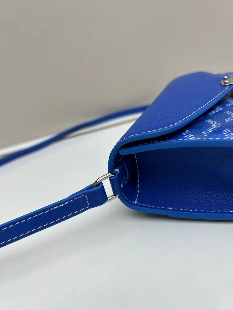 Goyard Blue Satchel Crossbody Bag 337 - Image 5