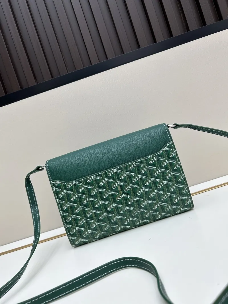 Alternative view of Goyard Green Satchel Crossbody Bag 341