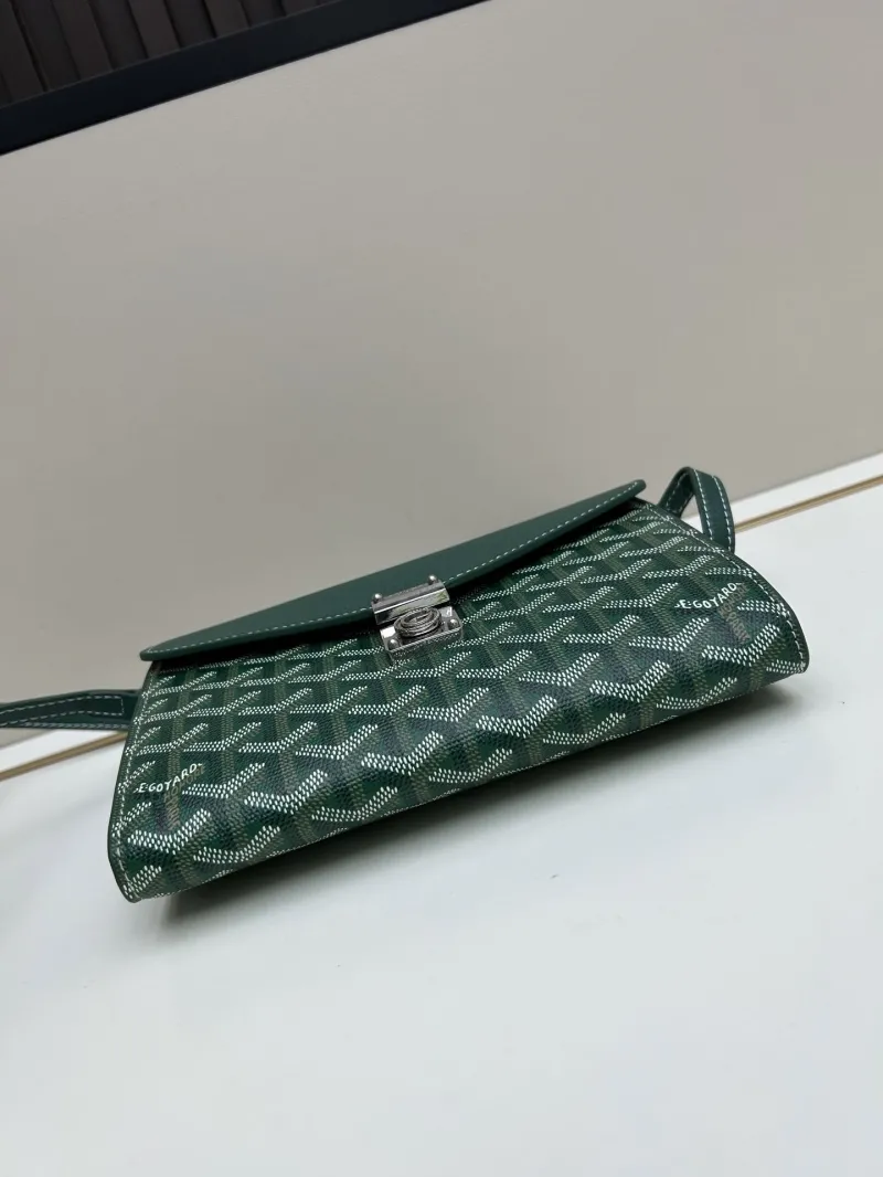 Goyard Green Satchel Crossbody Bag 341 - Image 4