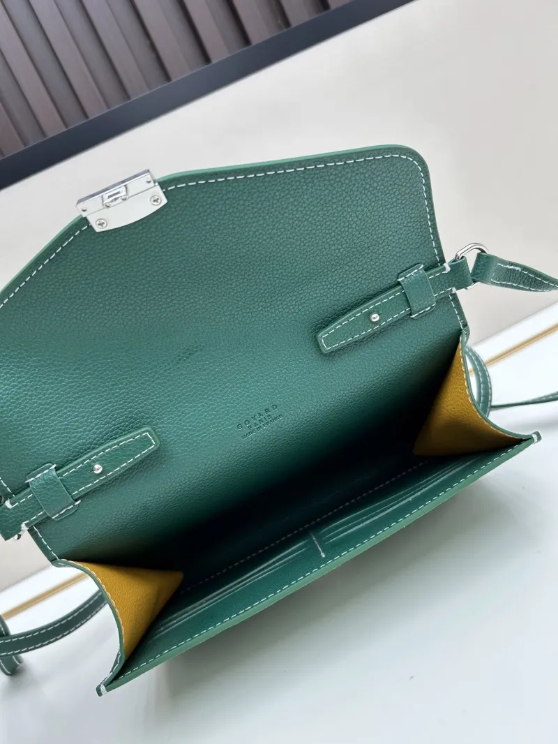 Goyard Green Satchel Crossbody Bag 341 - Image 7