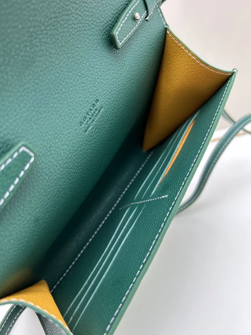Goyard Green Satchel Crossbody Bag 341 - Image 8