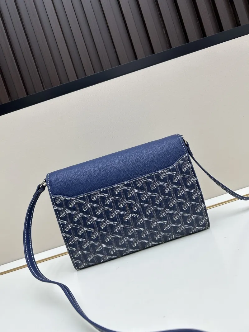 Alternative view of Goyard Blue Satchel Crossbody Bag 345