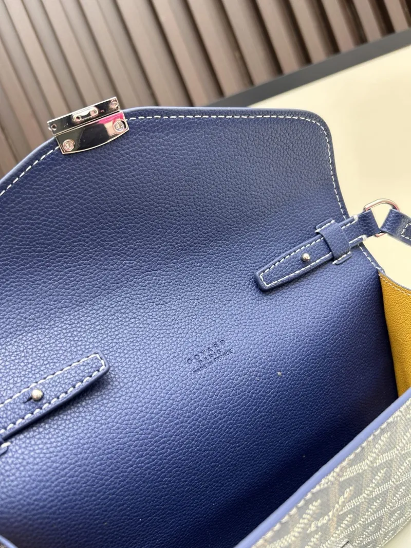 Goyard Blue Satchel Crossbody Bag 345 - Image 8