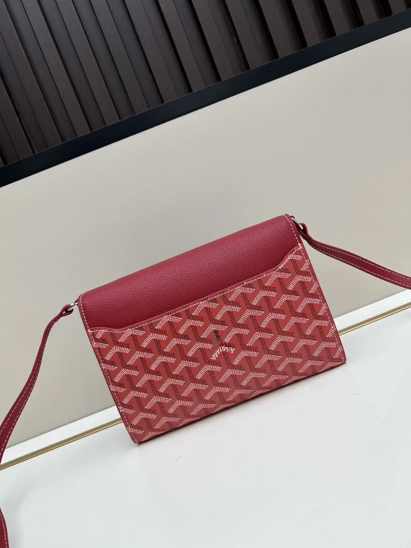 Alternative view of Goyard Red Satchel Crossbody Bag 346