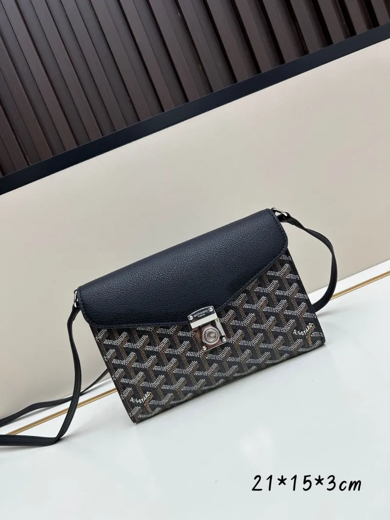 Goyard Black Crossbody Satchel Bag 347