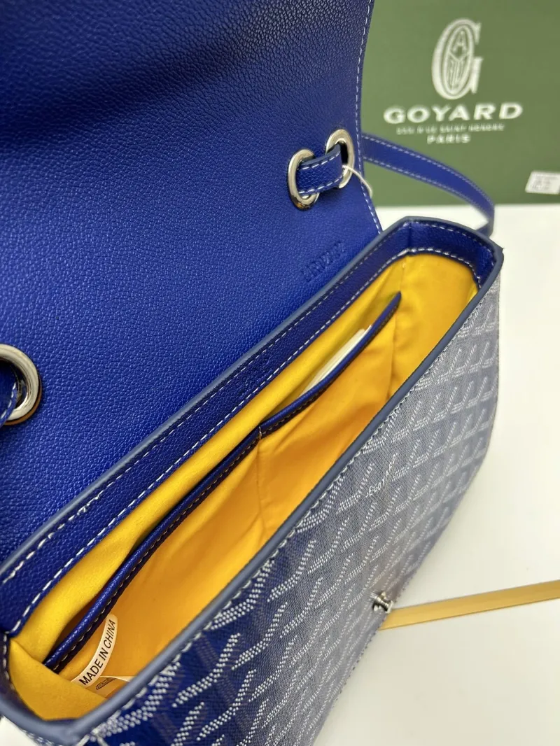 Goyard Blue Satchel Crossbody Bag 348 - Image 7