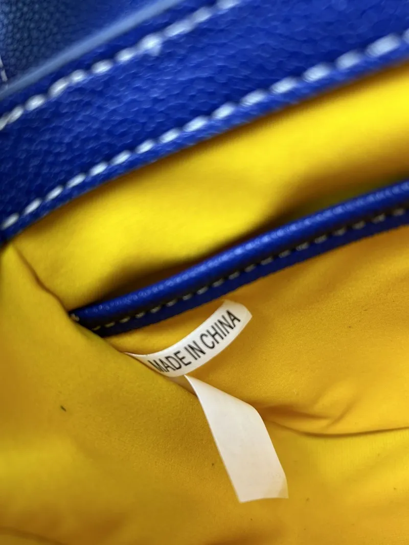 Goyard Blue Satchel Crossbody Bag 348 - Image 9