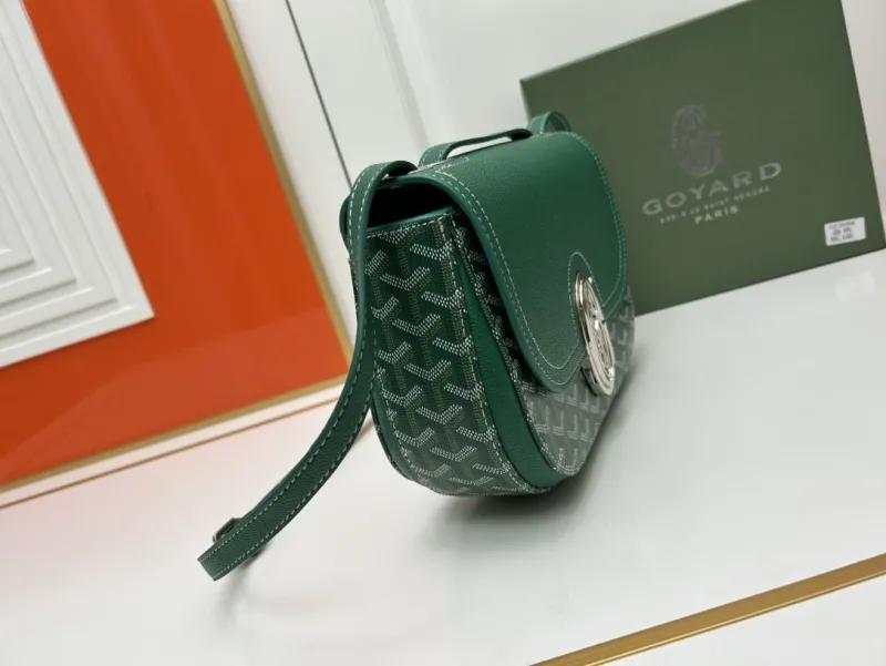 Alternative view of Goyard Green Satchel Crossbody Bag