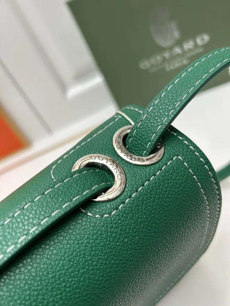 Goyard Green Satchel Crossbody Bag - Image 5